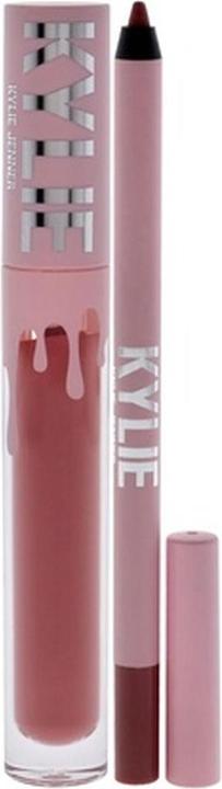 Actual product image Kylie Jenner Kylie Cosmetics Matte Lip Kit 704 Sweater Weather for Women 0.10oz (704 Sweater Weather)