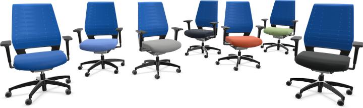 Produktbild Dauphin X-Code Bürodrehstuhl (40 - 52 cm)