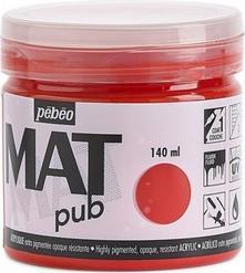 Produktbild Pebeo Acrylic Mat Pub (Zinnoberrot Dunkel, 140 ml)