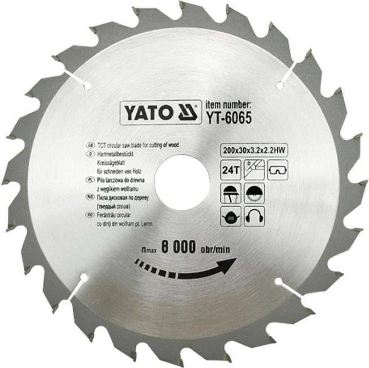 Immagine prodotto Yato Lama per sega circolare professionale HM 205x18 24T YT-6066