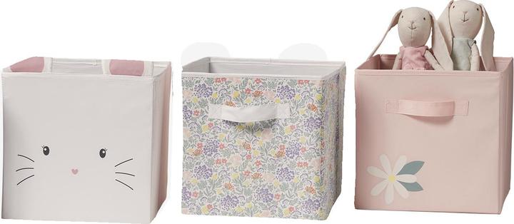 Actual product image Vertbaudet Set of 3 children's room storage boxes "Country life"