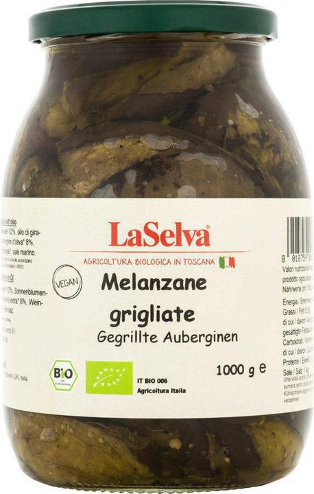 Actual product image LaSelva Grilled eggplants in oil (1000 g)