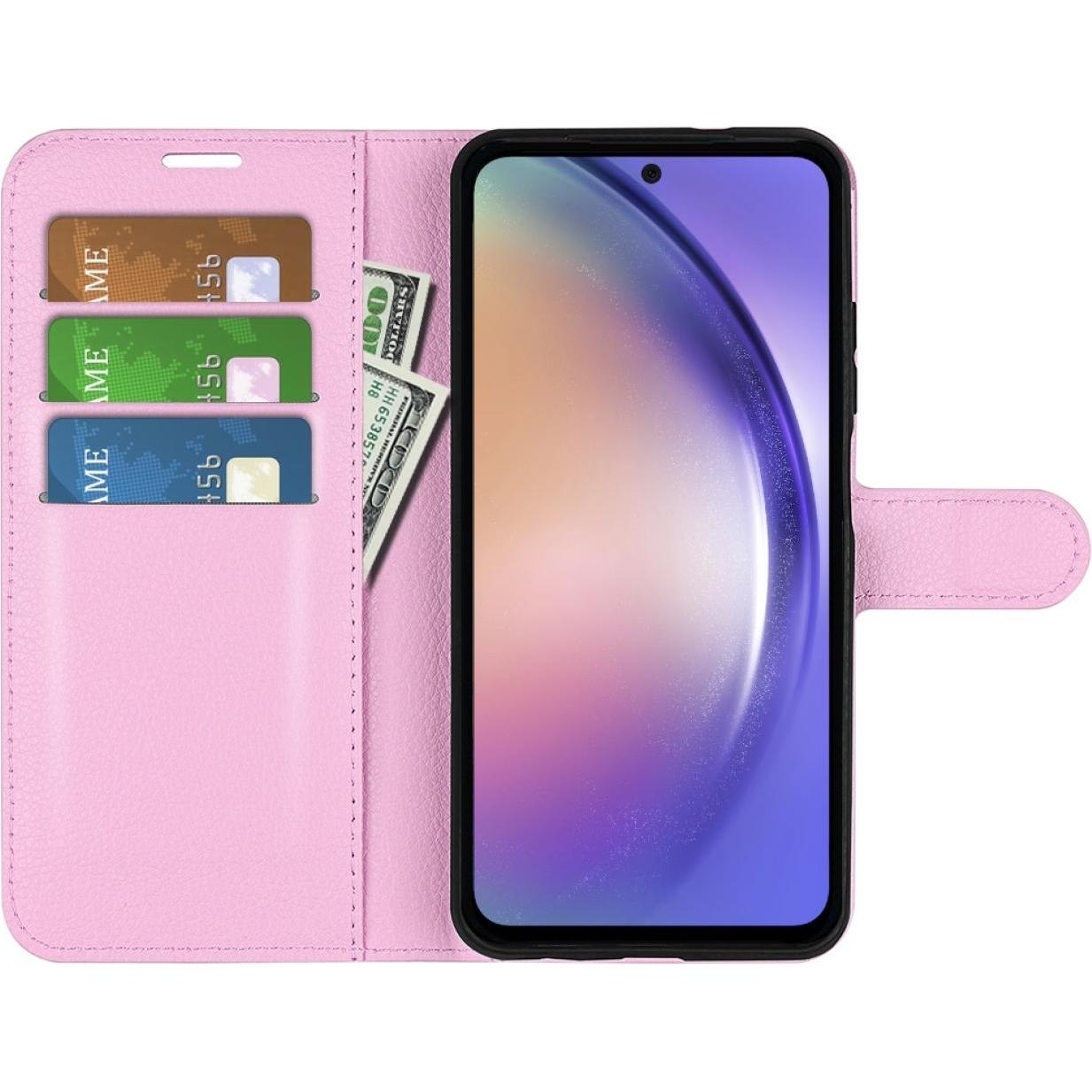 Thumbnail - Screenguard Samsung Galaxy A54 5G Leather Guard Lederhülle (Samsung Galaxy A54 5G), Smartphone Hülle, Rosa