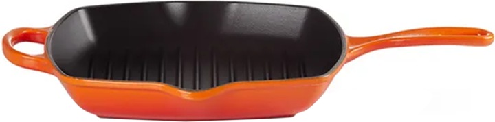 Image du produit Le Creuset Signature (26 cm, Poêle à grillades, Fonte)