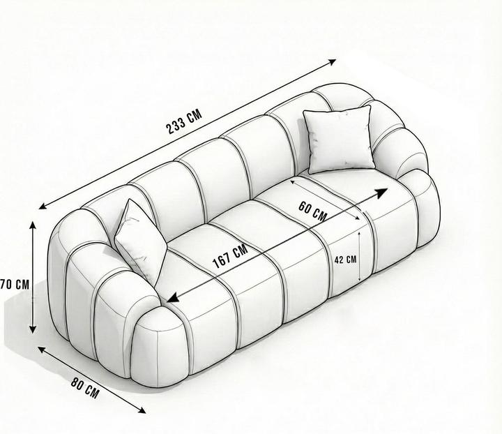 Produktbild Atelier del Sofa Octavio 3-Seat Sofa (3-Sitzer)