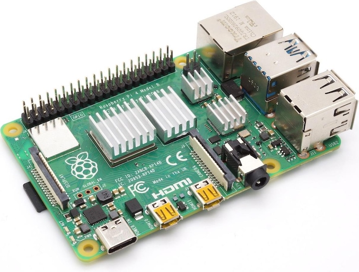 Image du produit Sertronics Set de dissipateurs de chaleur 4 pièces pour Raspberry Pi 4, argent