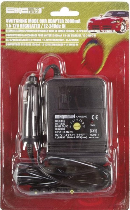 Produktbild Velleman CARS2000 KFZ Adapter