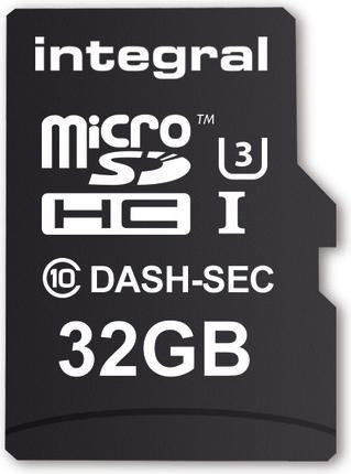 Actual product image "Karta Dash Cam Micro SDHC 32 GB Class 10 UHS-I/U3" (INMSDH32G10-DSCAM) (32 GB, microSD, U3, UHS-I)