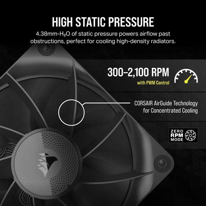 Produktbild Corsair iCUE LINK RX120 (120 mm, 3 x)