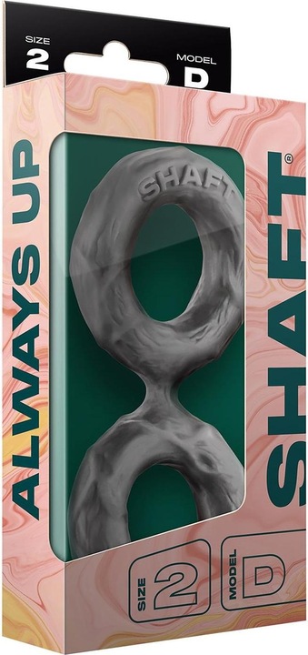 Image du produit Shaft Modèle D Double Cock Ring, Parfaitement fusionné Soft Yet Sturdy Adult Toy, Realistic Proprietary Li (4.70 cm)