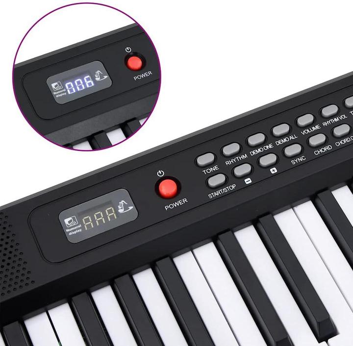 Actual product image vidaXL Electric keyboard with music stand (88 Keys)