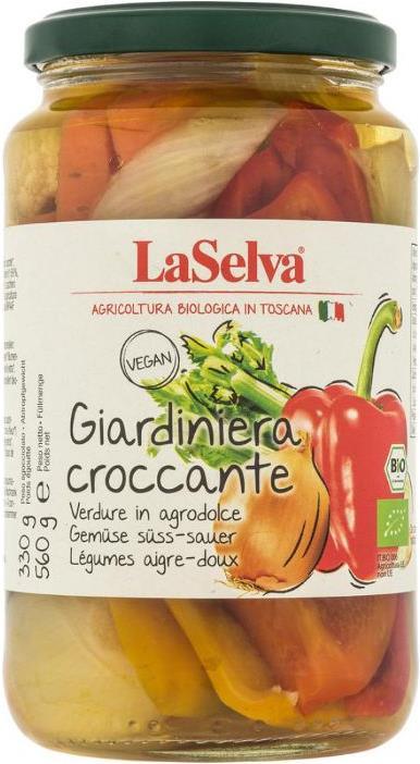 LaSelva Giardiniera - Croquant vegetables sweet and sour (560 g)