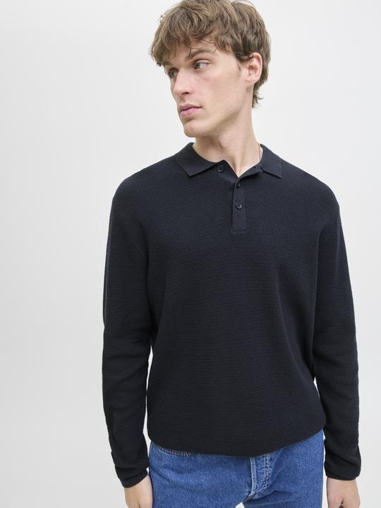 Produktbild Jack & Jones Jjegeorge Knit Polo Ls Sn (S)