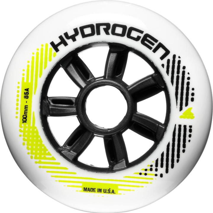 Rollerblade Inline skates wheels complete set Hydrogen 100/85A, 8 wheels (100 mm, 85A)