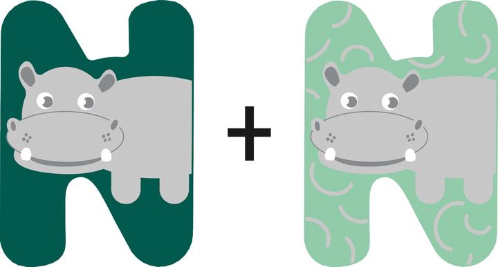 Produktbild small foot Holzbuchstabe Kinderzimmer N