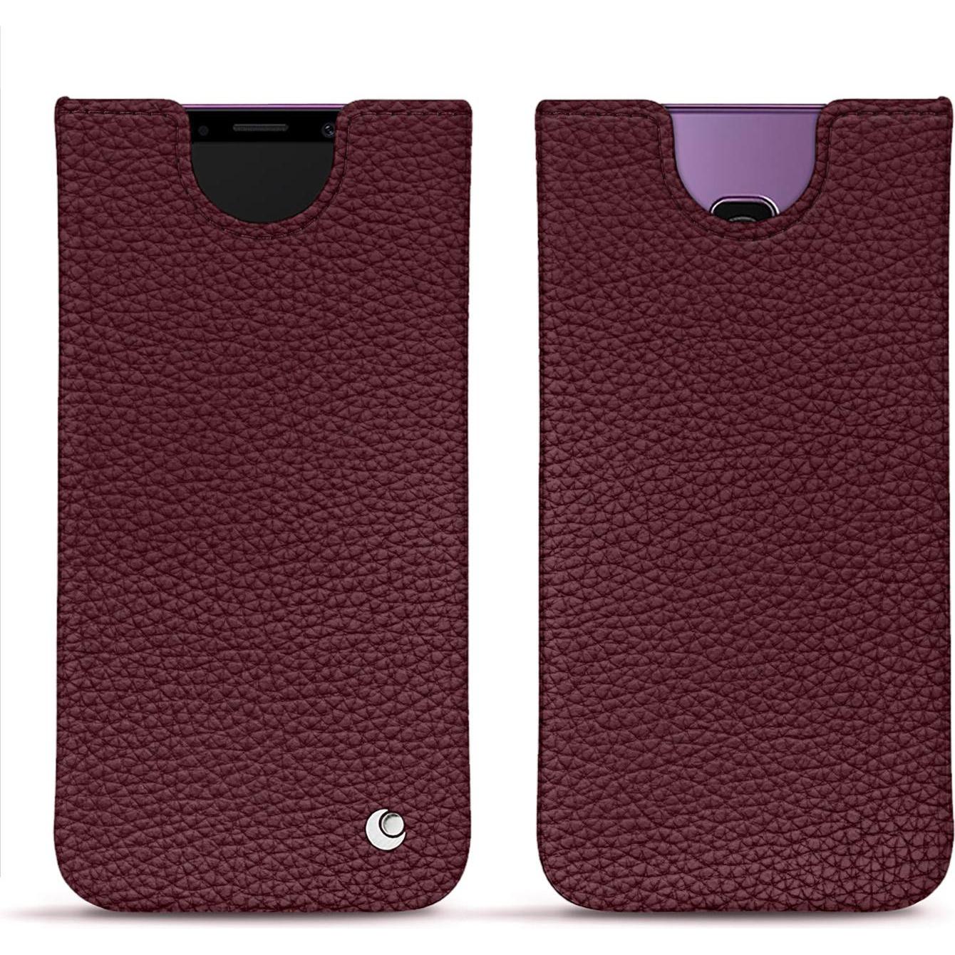 Thumbnail - Noreve Lederschutzhülle (Samsung Galaxy S9+), Smartphone Hülle, Violett