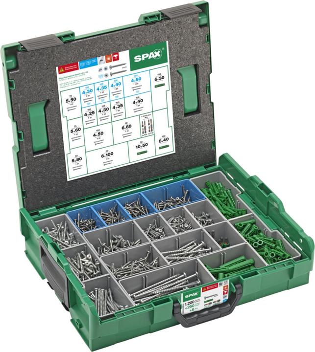 Produktbild Spax Schraubenbox (1200 Schrauben pro Stück)