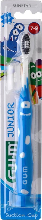 Actual product image GUM SUNSTAR Kinder Zahnbürste Junior 7-9 Jahre blau (Soft, 1 x)