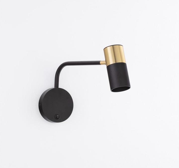 Image du produit Nova Luce PONGO Applique murale GU10 noir 18x10,5cm dimmable 9010221