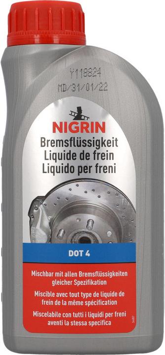 Actual product image Nigrin Brake fluid DOT4 (0.50 l)