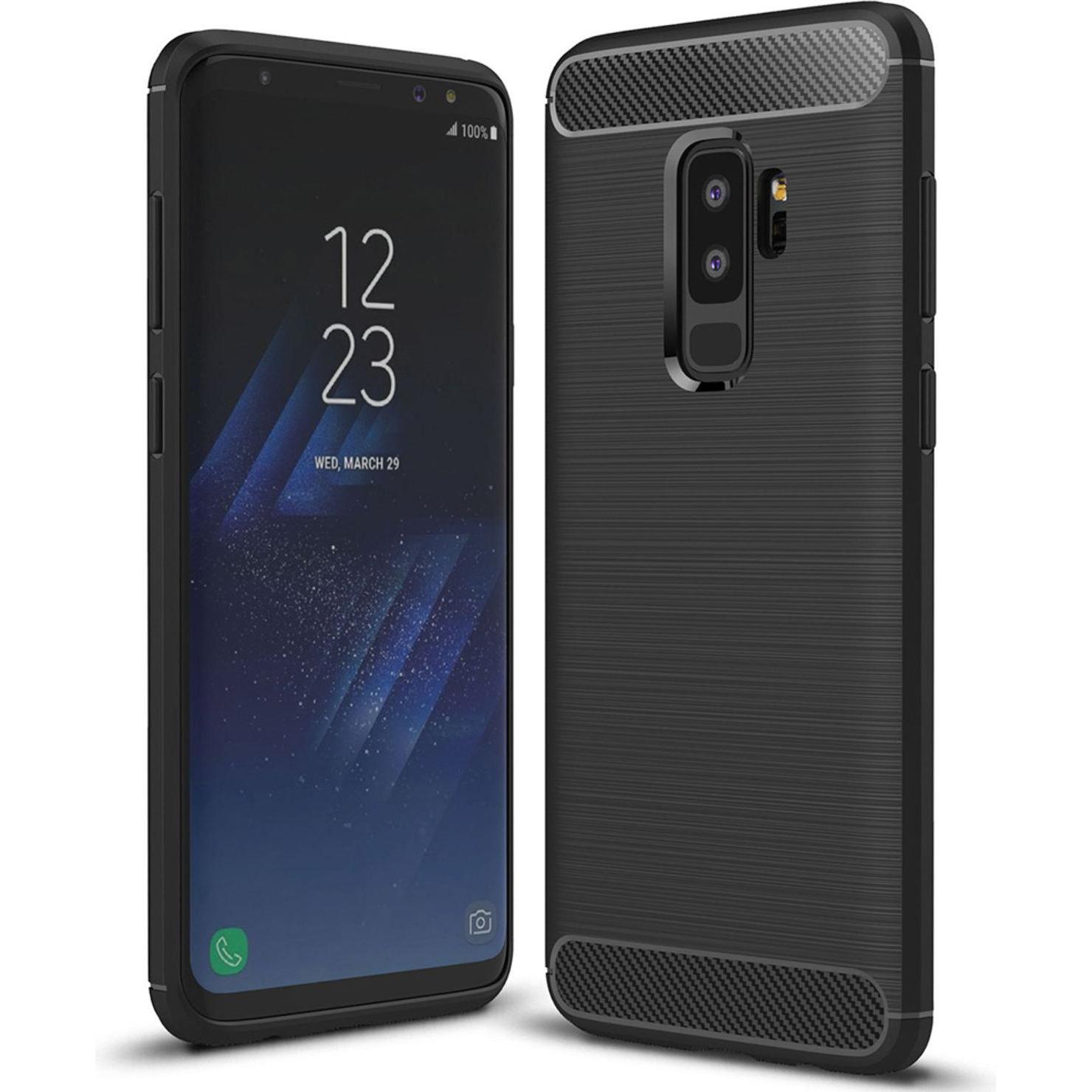 Nalia Handyhülle (Samsung Galaxy S9+), Smartphone Hülle, Schwarz