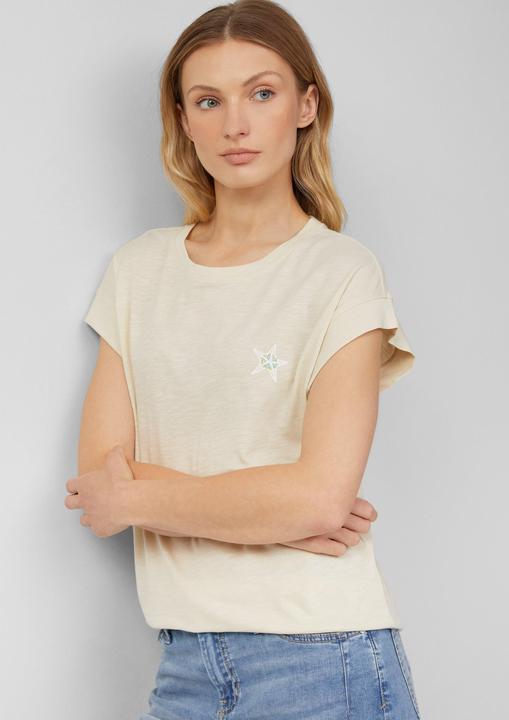 Produktbild S.Oliver T-Shirt T-Shirt im Relaxed Fit mit kleinem Artwork (38)