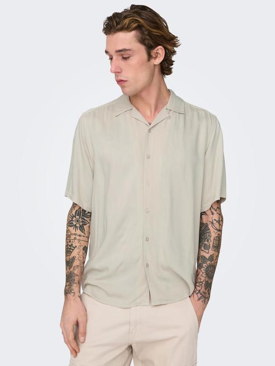 Produktbild Only & Sons Einfarbiges Kurzarmhemd (XXL)
