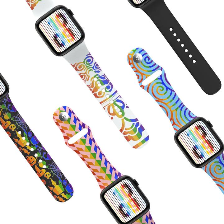 Actual product image LaserPecker Silicone wristbands Apple Watch (4 colours) (Silicone)