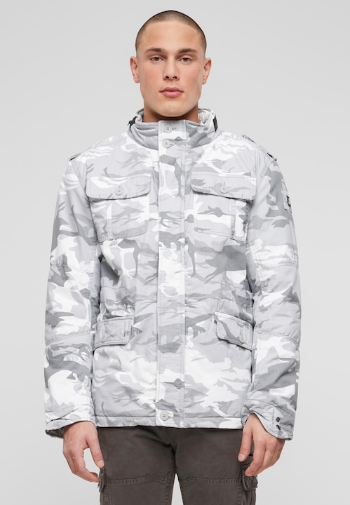 Produktbild Brandit Britannia Winter Outdoorjacke Grösse 4XL Farbe Schneesturm/Tarnmuster (4XL)