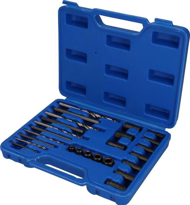 Actual product image Brilliant Tools Screw extractor / drill and guide kit, 25 pcs