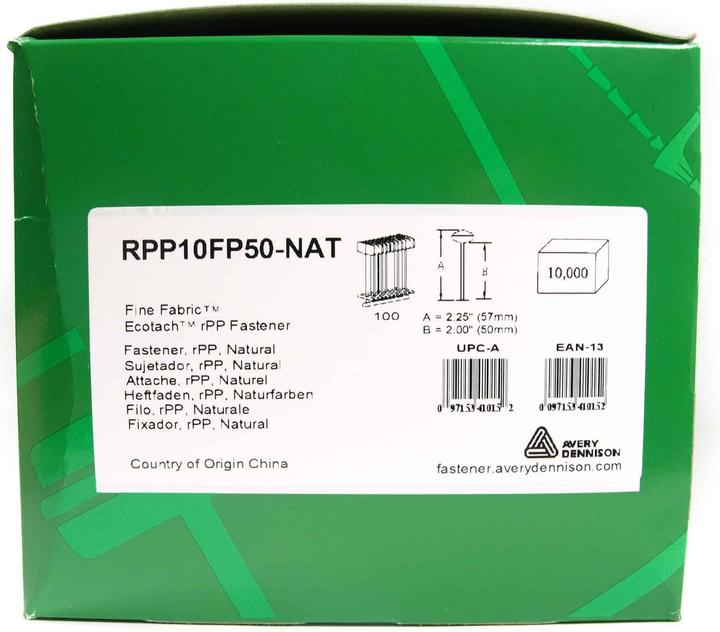 Avery Heftfäden Fein Ecotach 100% recyceld