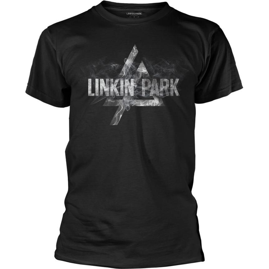Linkin Park, Uomini, Maglietta, Smoke Logo TS, Nero, (L)