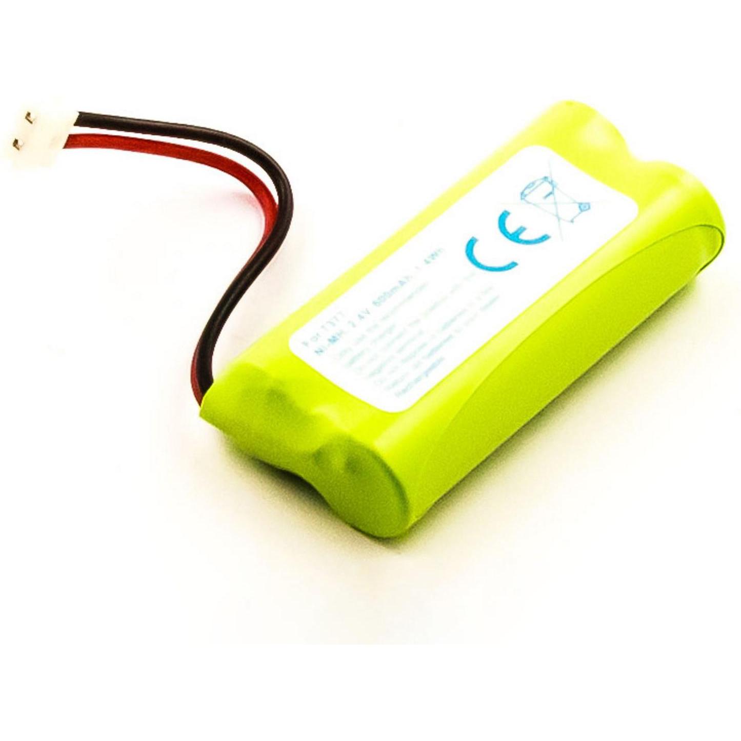 AGI, Babyphone, 27348 - Akku - TOMY LP175N - Grün - Nickel-Metallhydrid (NiMH) - 600 mAh - 2,4 V (Babyphone mit Kamera)