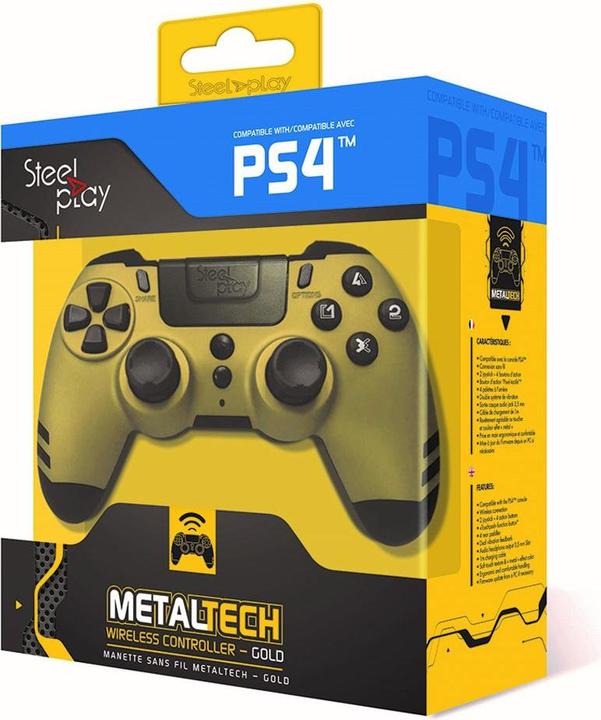 Produktbild Steelplay Metaltech Wireless Controller Gold PS4 (PC, PS3, PS4)