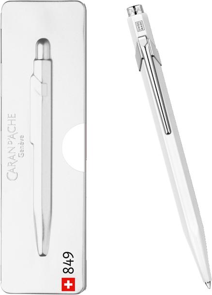 Produktbild Caran d'Ache 849 Classic mit Etui (Weiss, 1 x)
