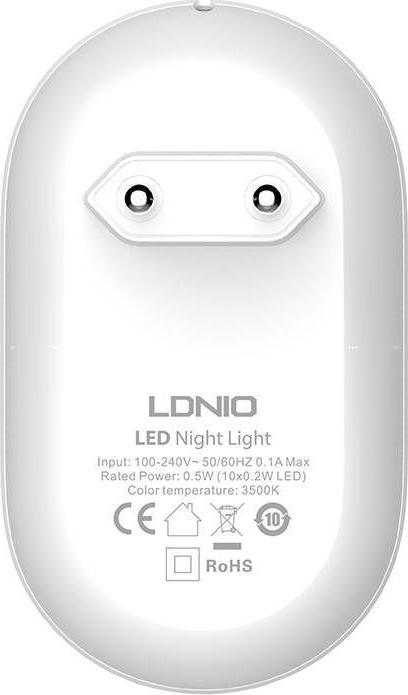 Actual product image Ldnio Intelligent Sensor Night Light Y2