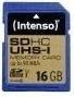 Productafbeelding Intenso SDHC-kaart (16 GB, SDHC, U3, UHS-I)
