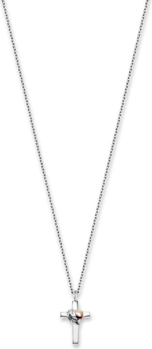 Immagine prodotto Engelsrufer ERN-CROSSHEART-BIR Collana da donna con croce da 40 mm, regolabile (Argento 925, 40 cm)