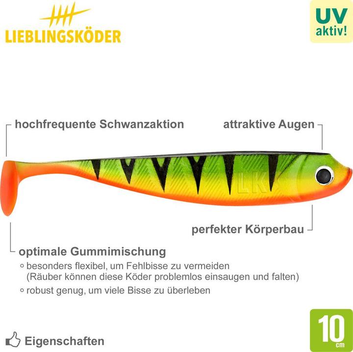 Produktbild Lieblingsköder Firetiger (10 cm)