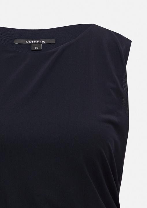 Produktbild Comma T-Shirt Mesh-Top mit seitlicher Raffung (32)