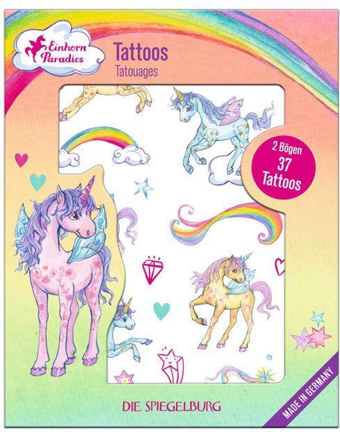Die Spiegelburg Tattoos Einhorn-Paradies