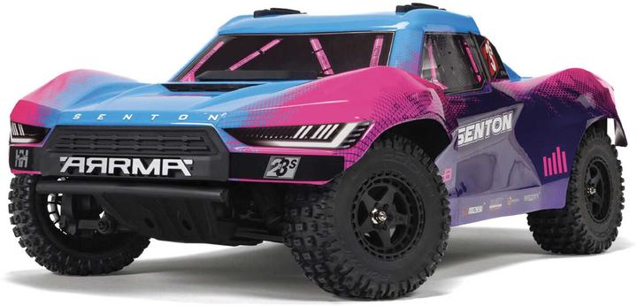 Produktbild Arrma SENTON 223S BLX Brushless 1/10 4X4 Short Course Truck RTR mit DSC, blau (RTR Ready-to-Run)