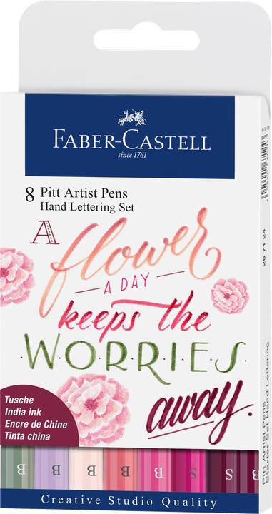Image du produit Faber-Castell Pitt Artist Pen - Stylo à encre (Rose, 8 x)