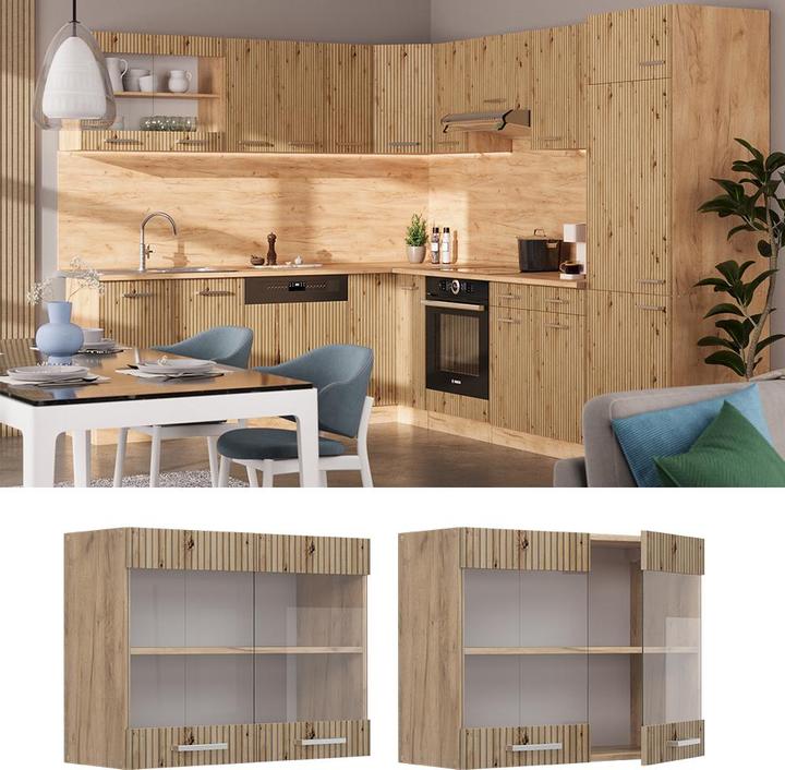 Produktbild Vicco Küchenglasschrank R-Line (80 x 31 x 60 cm)