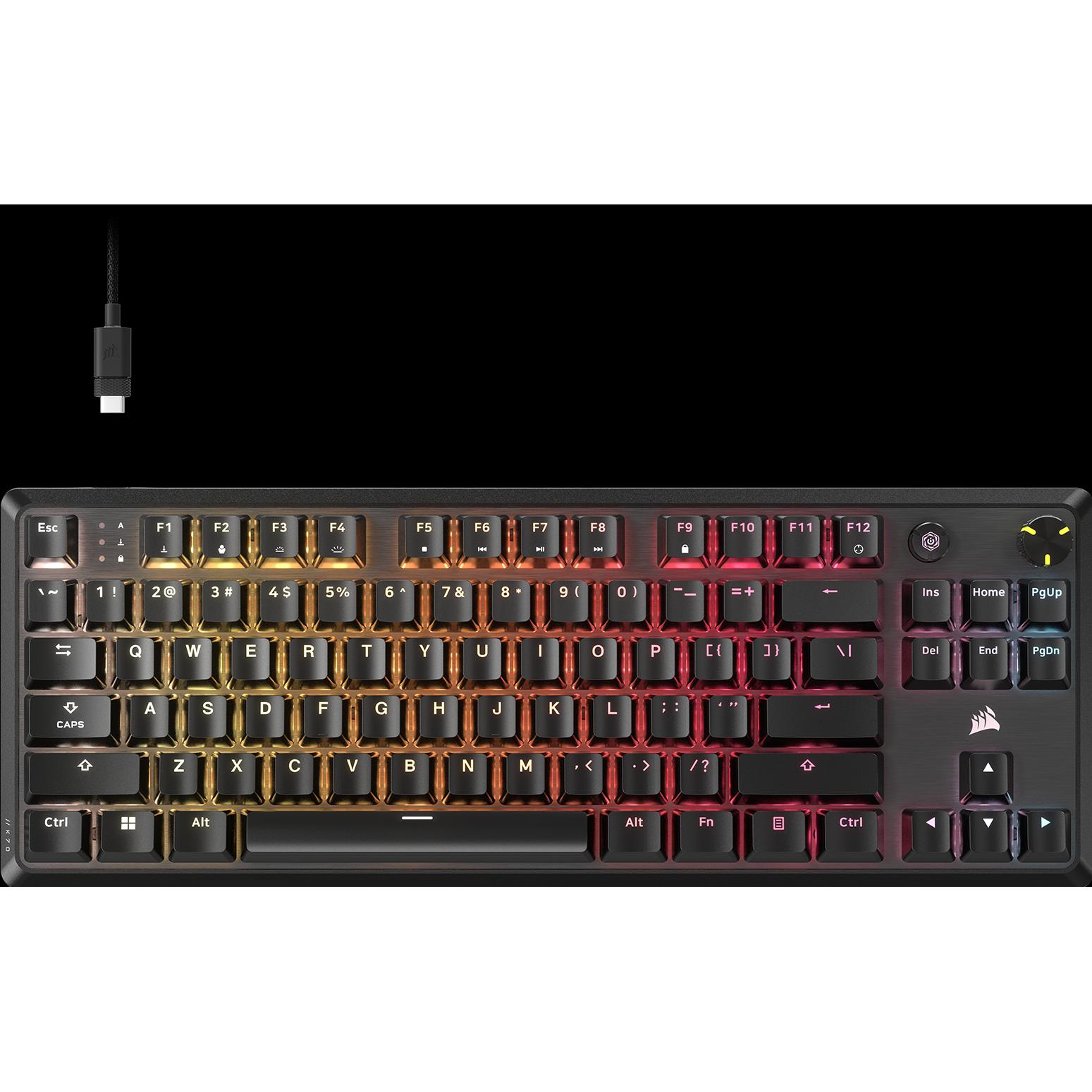 Thumbnail - Corsair K70 Core TKL (DE, Kabelgebunden), Tastatur, Schwarz