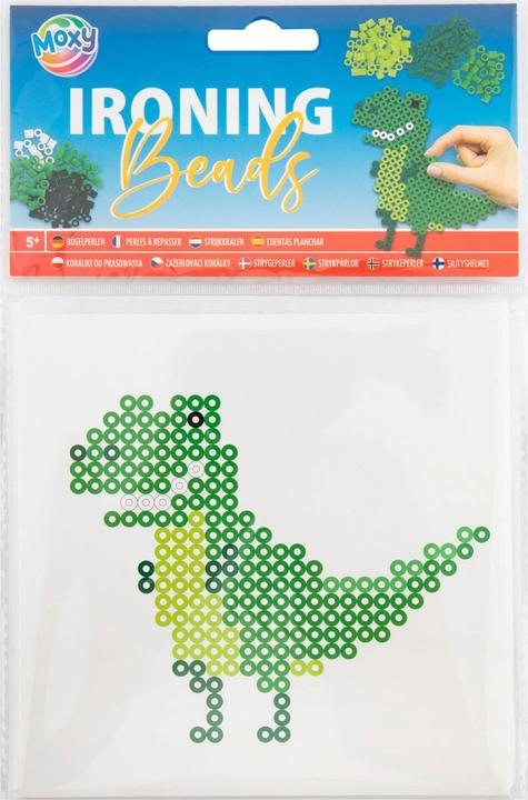 Actual product image Grafix Small ironing bead set - dinosaurs