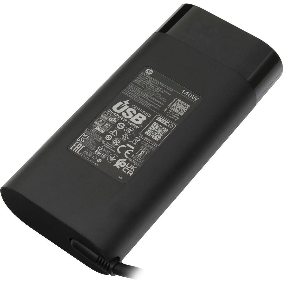 HP N22282-001 (140 W), Notebook Netzteil, Schwarz