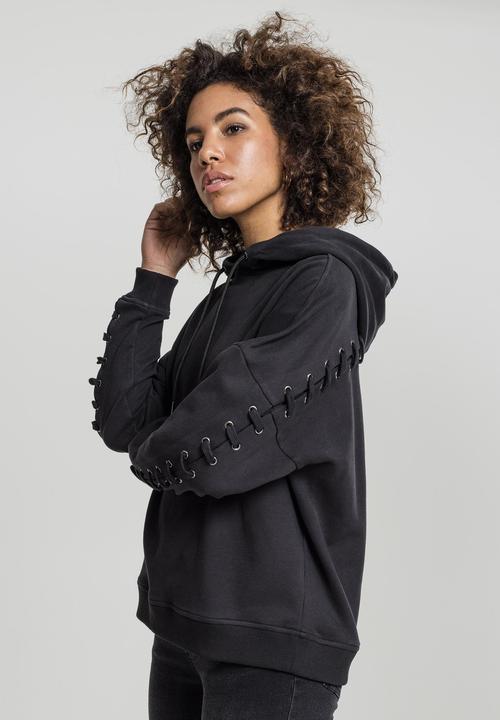 Image du produit Urban Classics Ladies Laced-Up Hoody (XS)