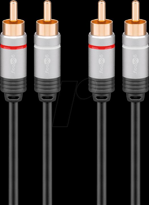 Produktbild Goobay 2 x Cinch – 2 x Cinch (3 m, Cinch)