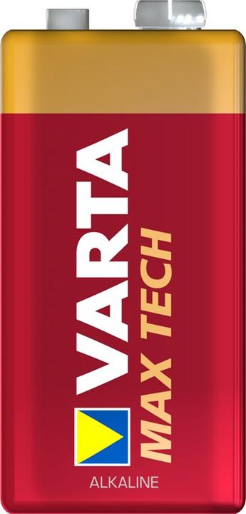 Productafbeelding Varta Levensduur Max. vermogen (1 Pcs., 9V Block, 580 mAh)